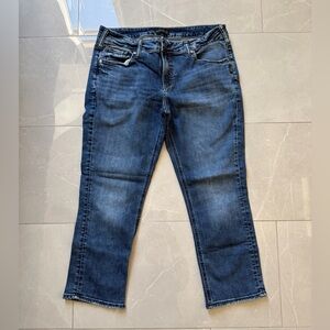 Silver Elyse Capri Size 32